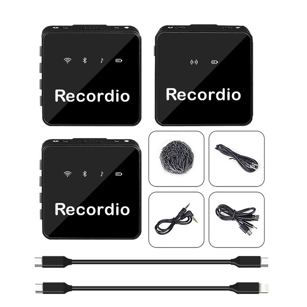 Wireless Lavalier Microphone Transmitter Receiver For Camera Smartphone DV Mic Professional Transmitter Receiver
Wireless Lavalier Microphone Transmitter Receiver For Camera Smartphone DV Mic Professional Transmitter Receiver