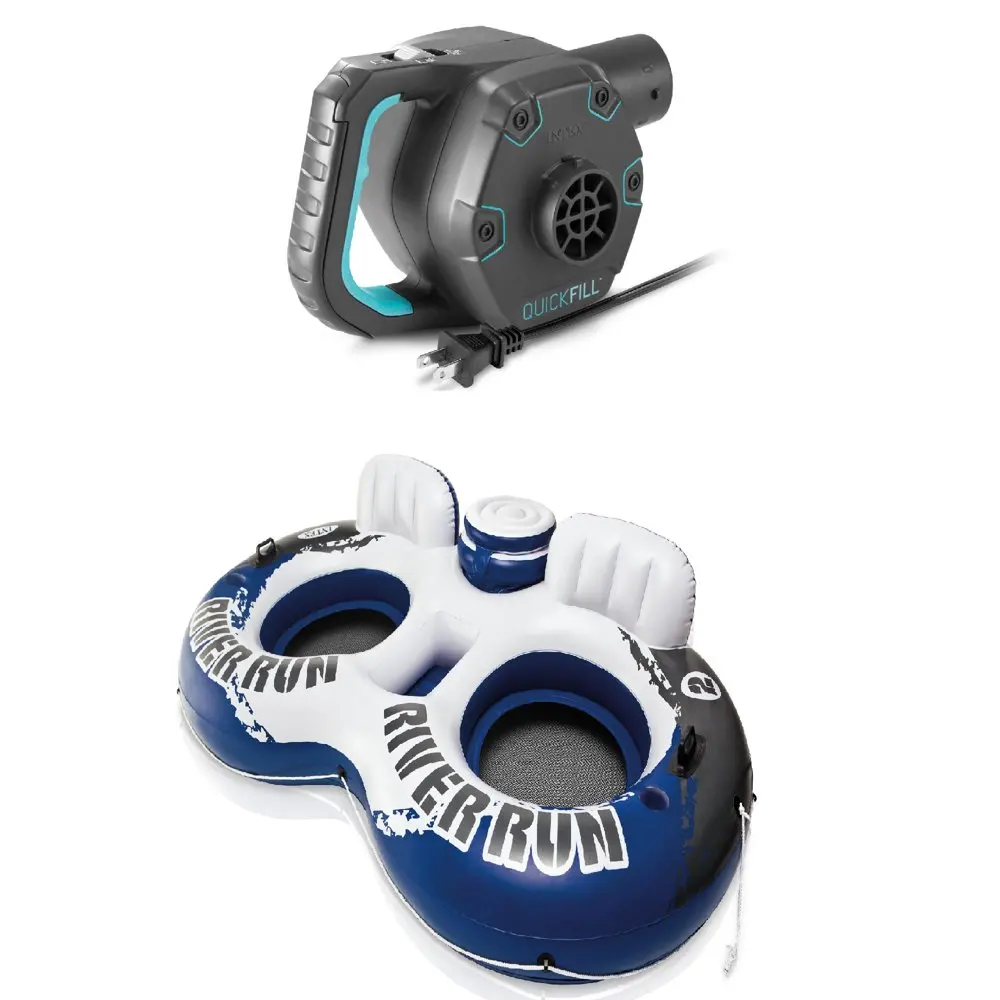 

Swimming Pool Air Mattress Boat Accessories Quick Fill & River Run II Inflatable Pool Float
