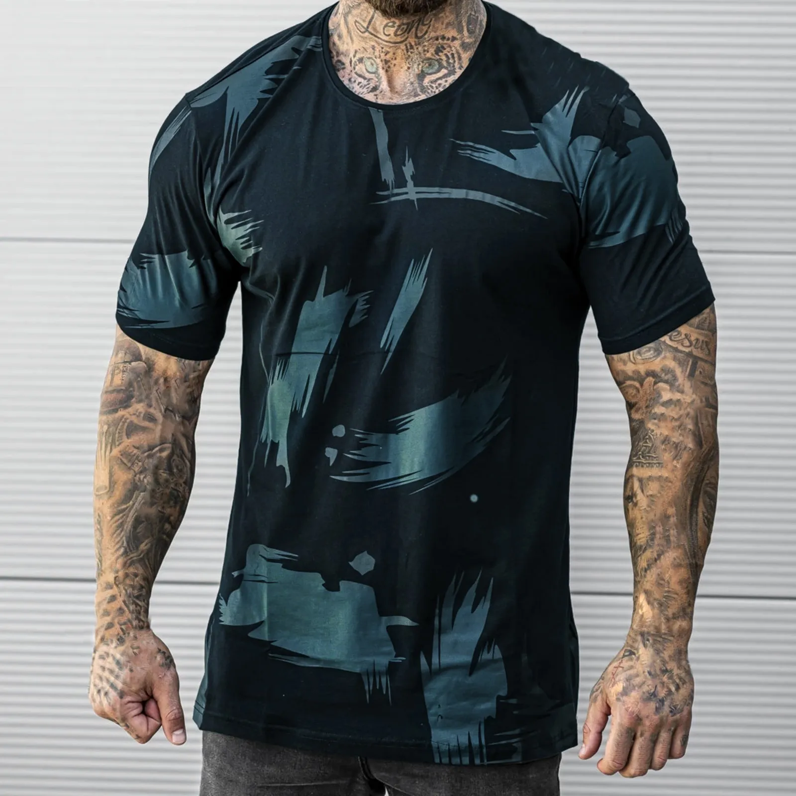 Men's Spring And Summer Top Shirt Casual Retro Distressed Printed T-shirt Vintage Round Neck Short-sleeved Shirt Loose Harjauku
Men's Spring And Summer Top Shirt Casual Retro Distressed Printed T-shirt Vintage Round Neck Short-sleeved Shirt Loose Harjauku