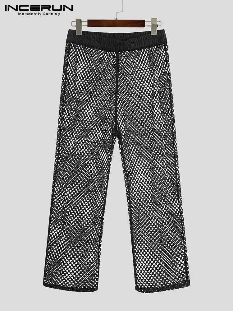 INCERUN Men Pants Mesh Transparent 2022 Elastic Waist Personality Trousers Streetwear Sexy Fashion Solid Pantalones Hombre S-5XL
INCERUN Men Pants Mesh Transparent 2022 Elastic Waist Personality Trousers Streetwear Sexy Fashion Solid Pantalones Hombre S-5XL