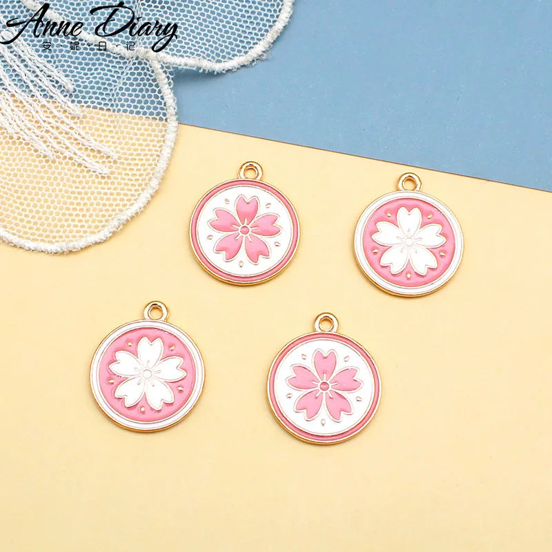 Wholesale 100pcs Charm Sakura DIY Alloy Jewelry Accessories Pink Flower Earring Hair Pendant Keychain Necklace Mobile Phone Gift
Wholesale 100pcs Charm Sakura DIY Alloy Jewelry Accessories Pink Flower Earring Hair Pendant Keychain Necklace Mobile Phone Gift