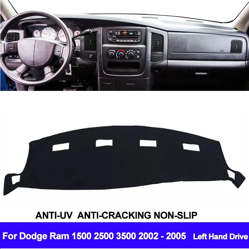 For Dodge Ram 1500 2500 3500 2002 2003 2004 2005 LHD Models Car Auto Dashboard Cover Dashmat Pad Carpet Dash Cushion 2 Layers
For Dodge Ram 1500 2500 3500 2002 2003 2004 2005 LHD Models Car Auto Dashboard Cover Dashmat Pad Carpet Dash Cushion 2 Layers