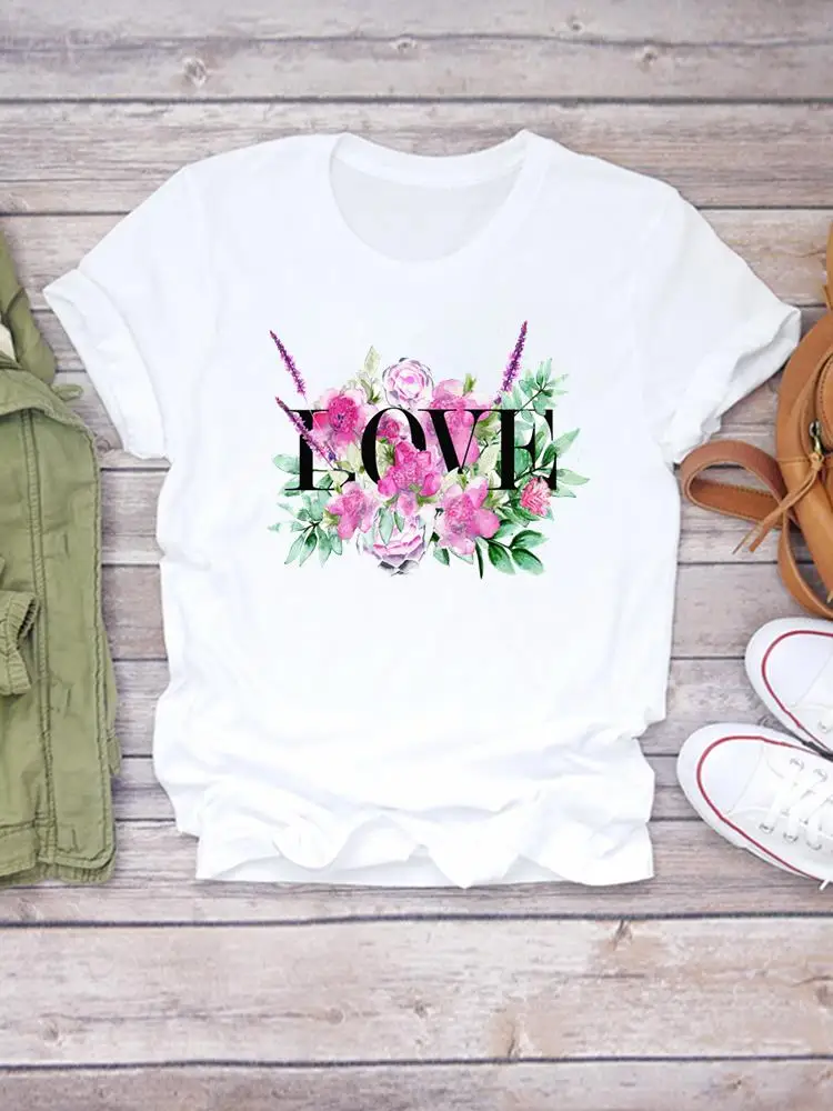 Love Flower Trend Cute 90s Graphic T Top Clothing Lady Print Tee Women Summer Cartoon Casual Cartoon Fashion Tshirts T-Shirt
Love Flower Trend Cute 90s Graphic T Top Clothing Lady Print Tee Women Summer Cartoon Casual Cartoon Fashion Tshirts T-Shirt