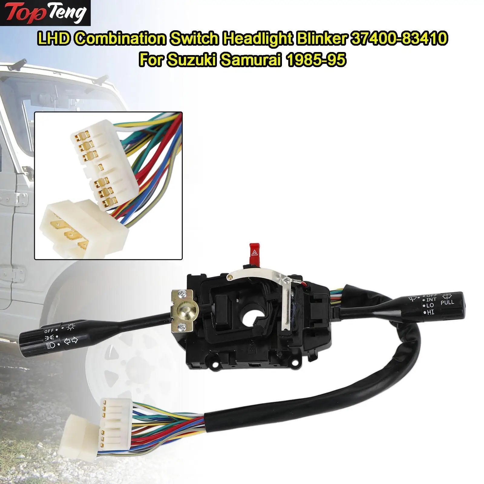 Комбинированный переключатель фар с левым рулем 37400-83410 для Suzuki Samurai 85-95