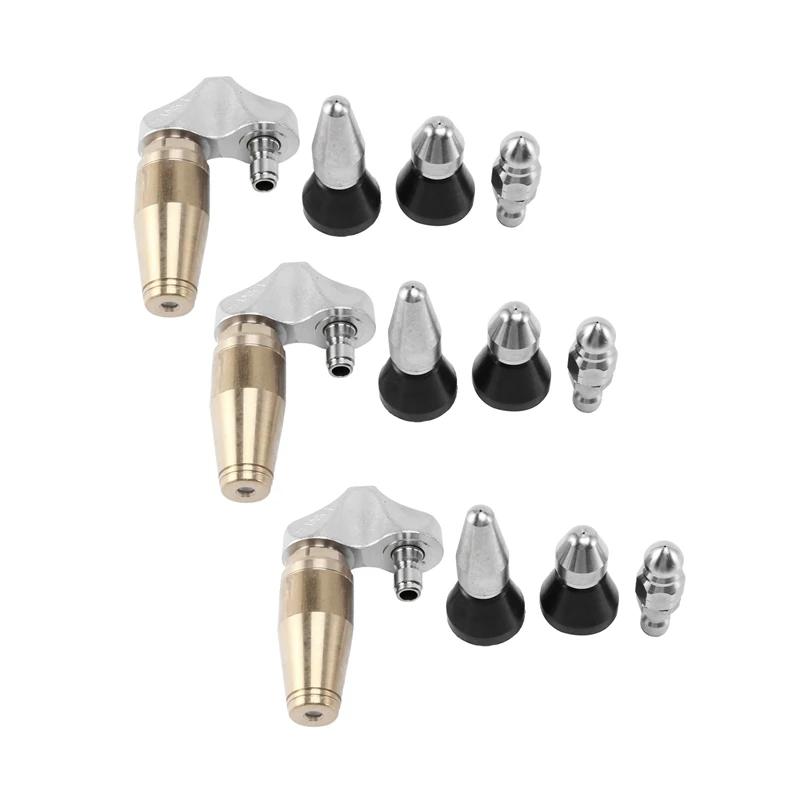JFBL Hot (12 Nozzles Per Lot) High Pressure Sewer Drain Cleaning Nozzle, Sewer Jetter Heads
JFBL Hot (12 Nozzles Per Lot) High Pressure Sewer Drain Cleaning Nozzle, Sewer Jetter Heads