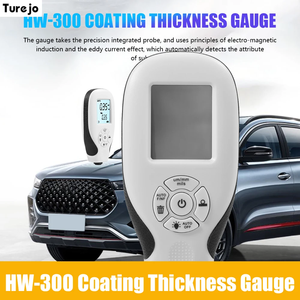Car Paint Film Thickness Tester HW-300 Coating Thickness Gauge 0-2000UM Measuring Manual Paint Tool Car Coating Meter Tool
Car Paint Film Thickness Tester HW-300 Coating Thickness Gauge 0-2000UM Measuring Manual Paint Tool Car Coating Meter Tool