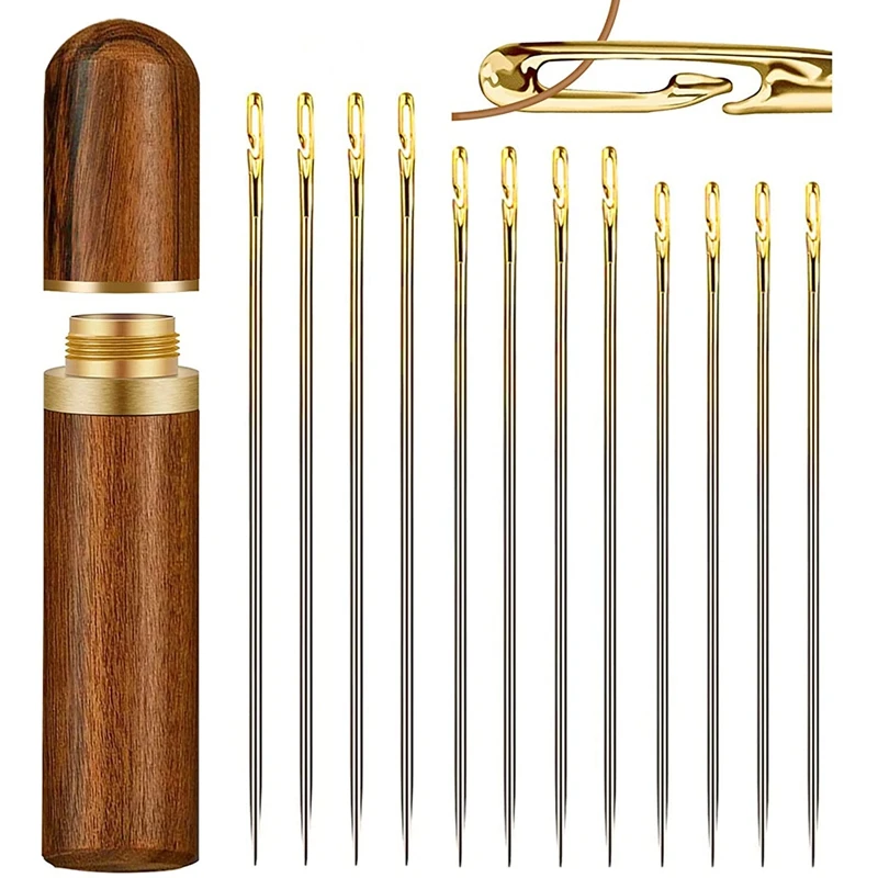 Self-Threading Needles,Sewing Needles For Hand Sewing,For The Elderly,Easy Side Threading Stitching Pins 
Self-Threading Needles,Sewing Needles For Hand Sewing,For The Elderly,Easy Side Threading Stitching Pins