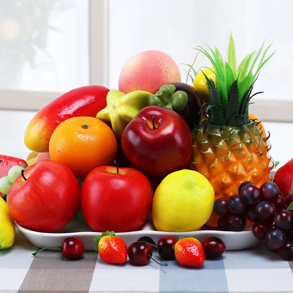 Artificial Fruit Fake Apple Banana Home Decoration Simulation Orange Watermelon Ornament Craft Food Photography Props Home Decor
Artificial Fruit Fake Apple Banana Home Decoration Simulation Orange Watermelon Ornament Craft Food Photography Props Home Decor