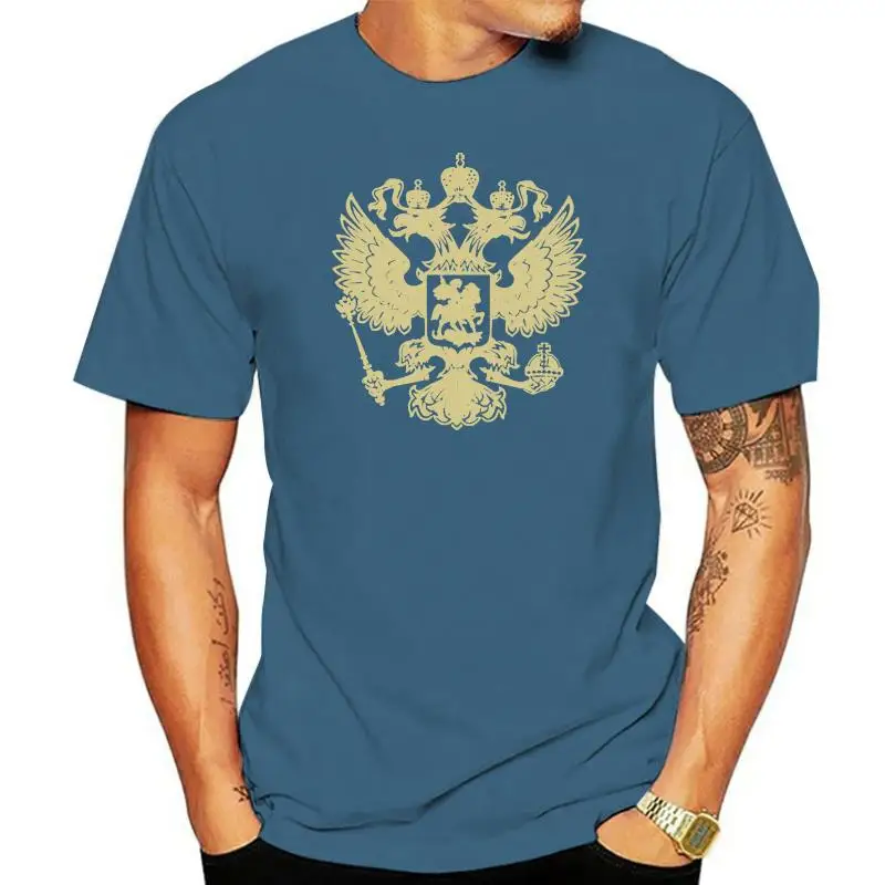 t shirt RUSSIAN FEDERATION COAT OF ARMS - Cool Graphic Print Men's T-shirt Cool Men High Quality Printed Tops Tees
t shirt RUSSIAN FEDERATION COAT OF ARMS - Cool Graphic Print Men's T-shirt Cool Men High Quality Printed Tops Tees