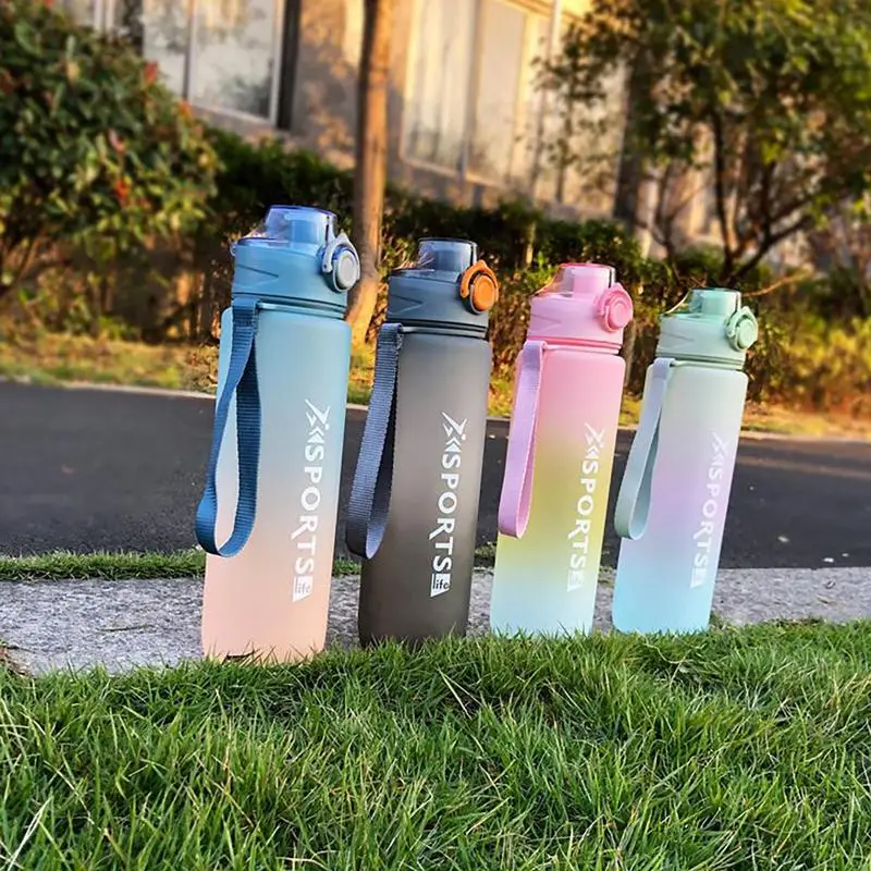 

Sports Water Bottle 1000ml Water Bottle With Leak-proof Pop-up Cover Gym Water Bottle For School Cycling Outdoor Sports Office