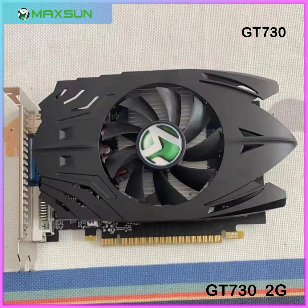 For GT730 Heavy Hammer 2G V1 MAXSUN Computer Desktop Game Graphics Card GDDR3 Video memory frequency 1600MHz 28 nm 64bit
For GT730 Heavy Hammer 2G V1 MAXSUN Computer Desktop Game Graphics Card GDDR3 Video memory frequency 1600MHz 28 nm 64bit