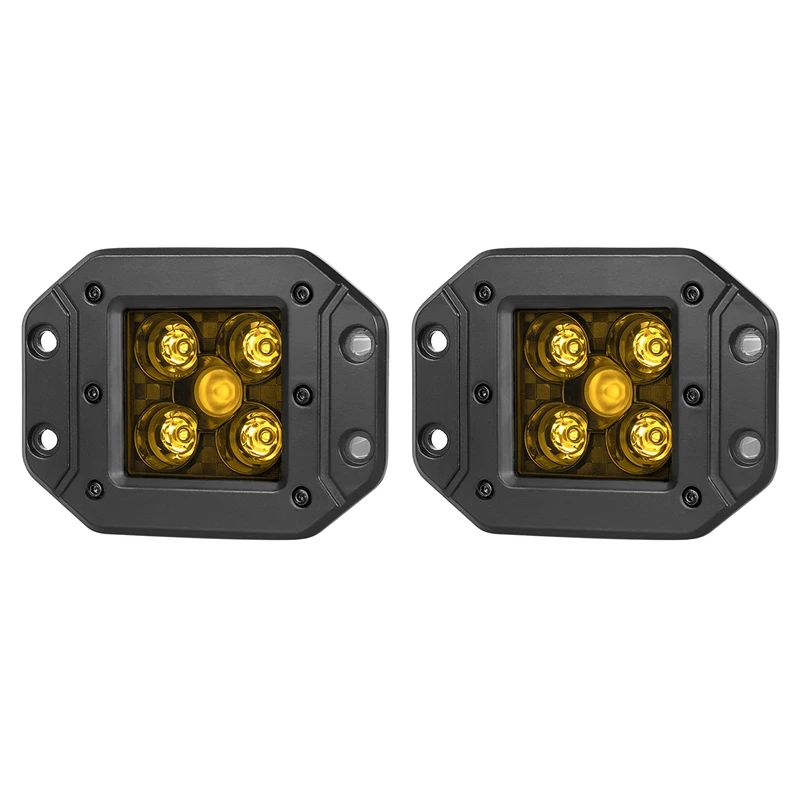 25W LED Off-Road Work Light Waterproof Driving Light Square Fog Light Yellow Light For Car Truck Atv Trailer Motorcycle
25W LED Off-Road Work Light Waterproof Driving Light Square Fog Light Yellow Light For Car Truck Atv Trailer Motorcycle