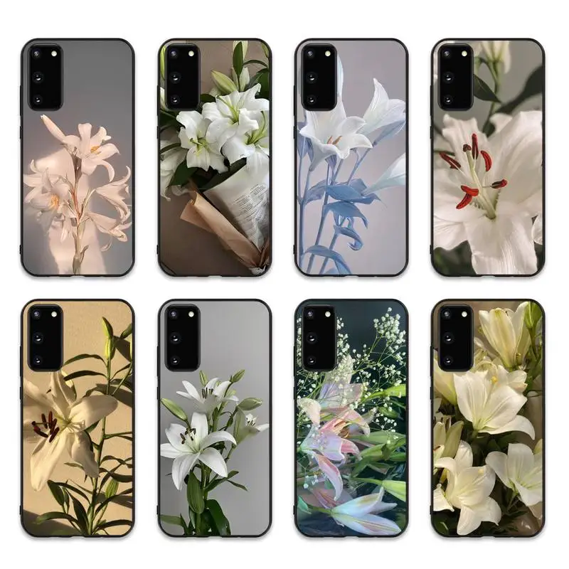 Lily flowers Phone Case for Samsung S20 lite S21 S10 S9 plus for Redmi Note8 9pro for Huawei Y6 cover
Lily flowers Phone Case for Samsung S20 lite S21 S10 S9 plus for Redmi Note8 9pro for Huawei Y6 cover