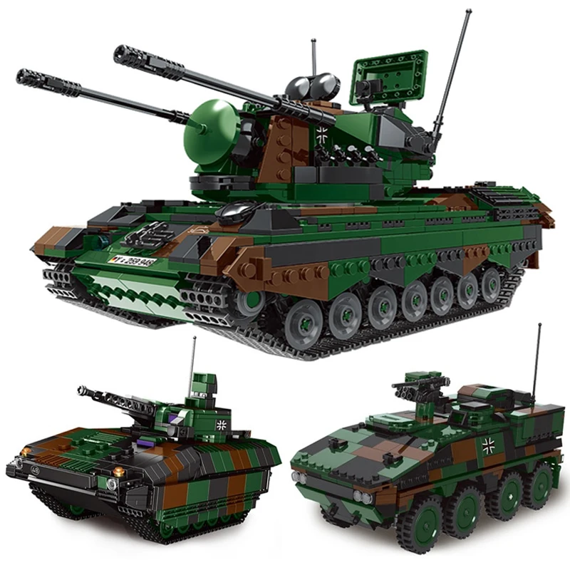 WW2 Military Technical Tank Mammut Truck Rocket Cannon Armored Car Constructor Sets Building Blocks MOC Bricks Montessori Toys
WW2 Military Technical Tank Mammut Truck Rocket Cannon Armored Car Constructor Sets Building Blocks MOC Bricks Montessori Toys