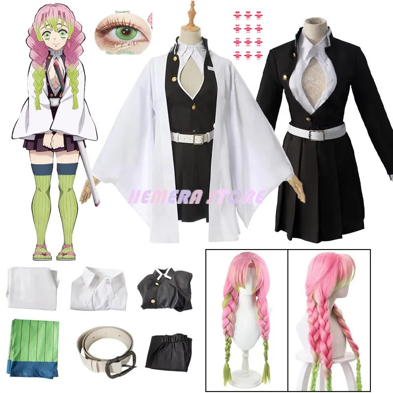 Kanroji Mitsuri Cosplay Costume Demon Slayer Cosplay Kimetsu No Yaiba Kimono Clothes Wig Halloween Clothing For Adult Kids
Kanroji Mitsuri Cosplay Costume Demon Slayer Cosplay Kimetsu No Yaiba Kimono Clothes Wig Halloween Clothing For Adult Kids