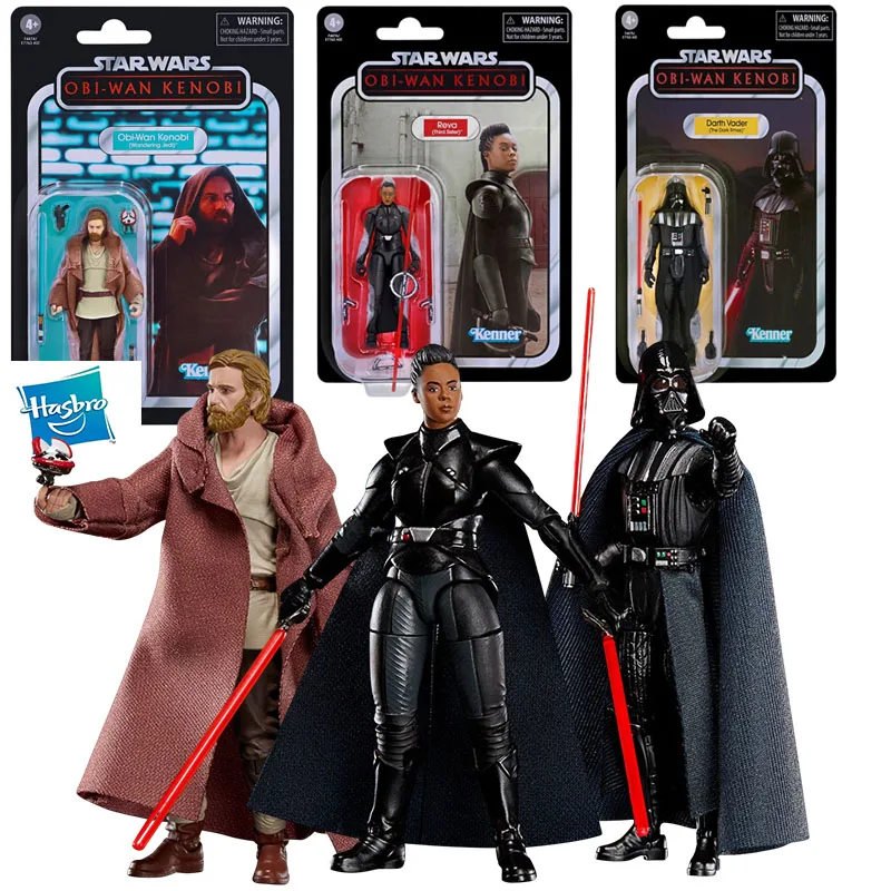 

Набор оригинальных моделей Hasbro Звездные войны Винтажная Коллекция Оби-Ван Кеноби Вейдер аниме экшн-фигурки модели игрушки подарки для мальчиков