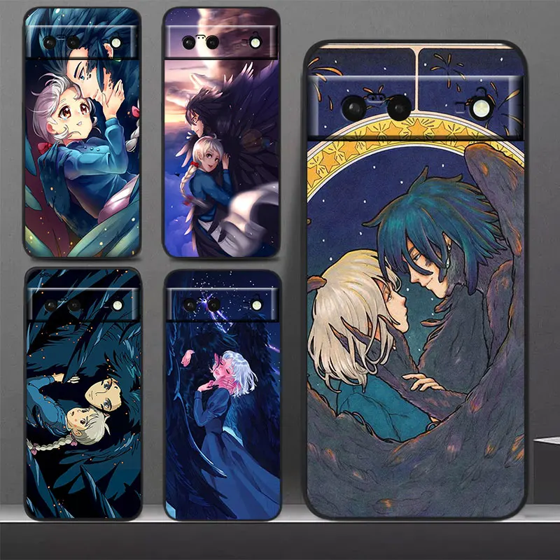 Anime Howl's Howls Moving Castle Phone Case For Google Pixel 7 Pro 6 Pro 6A 5A 5 4 4A XL 5G Black Soft Cover Fundas Cover
Anime Howl's Howls Moving Castle Phone Case For Google Pixel 7 Pro 6 Pro 6A 5A 5 4 4A XL 5G Black Soft Cover Fundas Cover