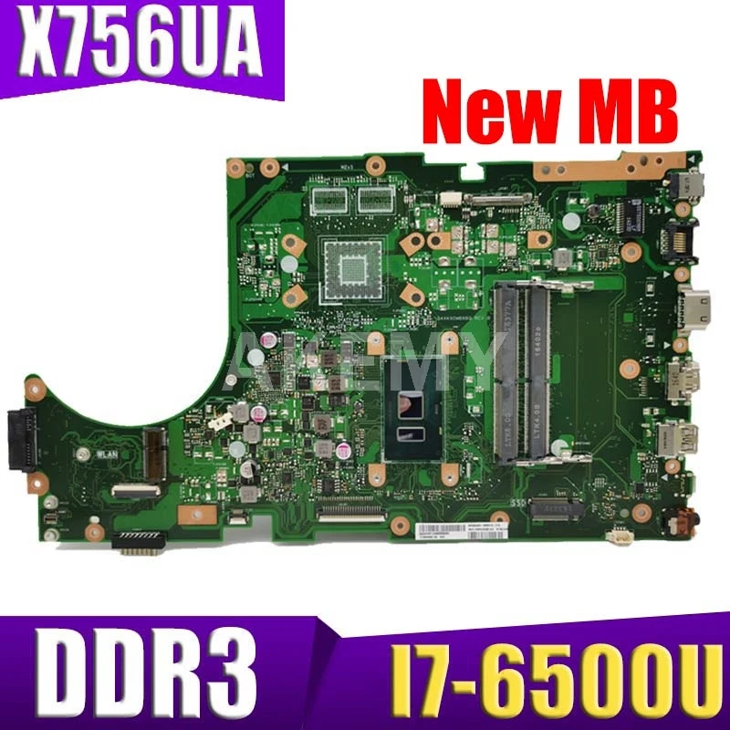 Материнская плата Akemy X756UA для ноутбука ASUS X756UA X756UJ X756UB, оригинальная материнская плата I7-6500U DDR3
Материнская плата Akemy X756UA для ноутбука ASUS X756UA X756UJ X756UB, оригинальная материнская плата I7-6500U DDR3