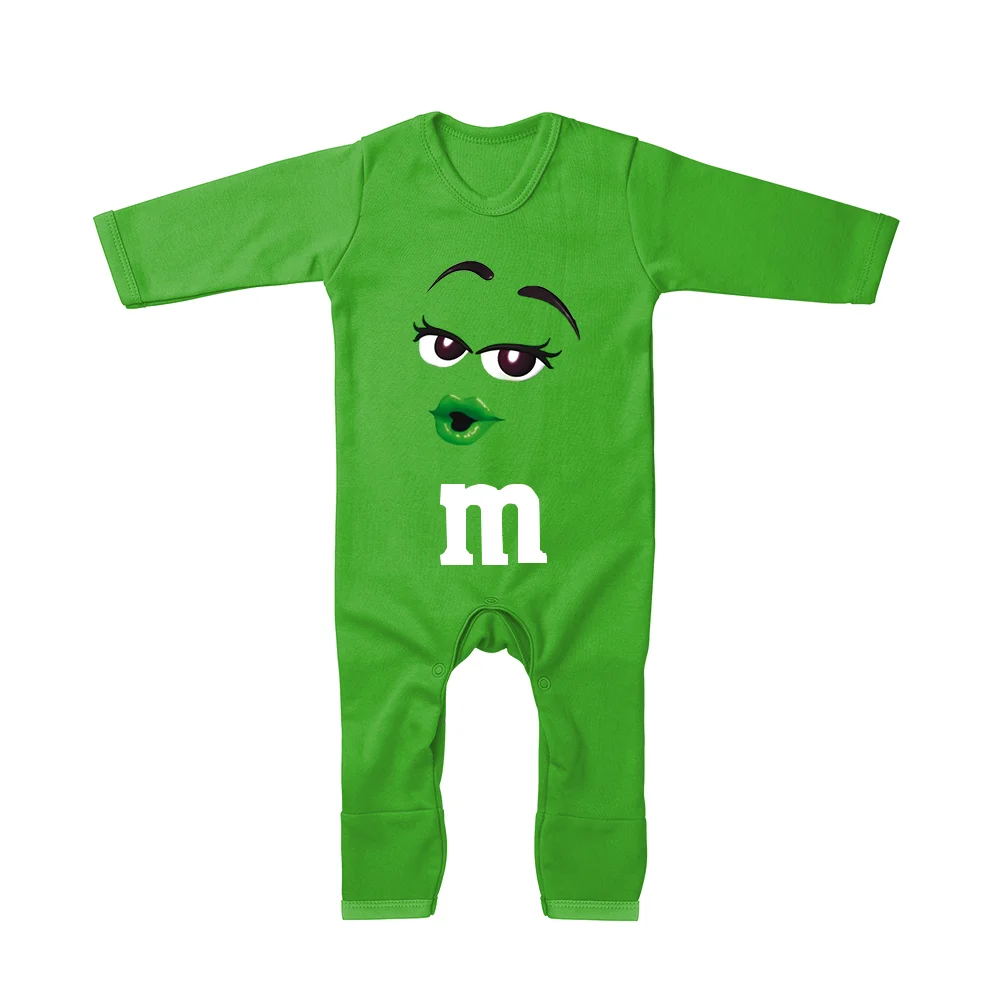 New Baby Jumpsuit Spring M&M Funny 3D Printed Kids 3-24 Months Kids Outdoor Fit Crawling Suit Baby Boy Girl fashion baby clothes
New Baby Jumpsuit Spring M&M Funny 3D Printed Kids 3-24 Months Kids Outdoor Fit Crawling Suit Baby Boy Girl fashion baby clothes