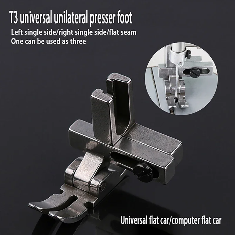 1Pcs Universal Foot #T3 Adjustable Cording Regular Zipper Presser Foot For Lockstitch Industrial Sewing Machine Accessories
1Pcs Universal Foot #T3 Adjustable Cording Regular Zipper Presser Foot For Lockstitch Industrial Sewing Machine Accessories