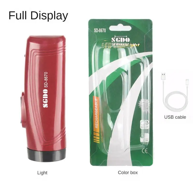 Portable LED Strong Light Charging Home USB Small Flashlight Mini Mountain Bike Headlight
Portable LED Strong Light Charging Home USB Small Flashlight Mini Mountain Bike Headlight