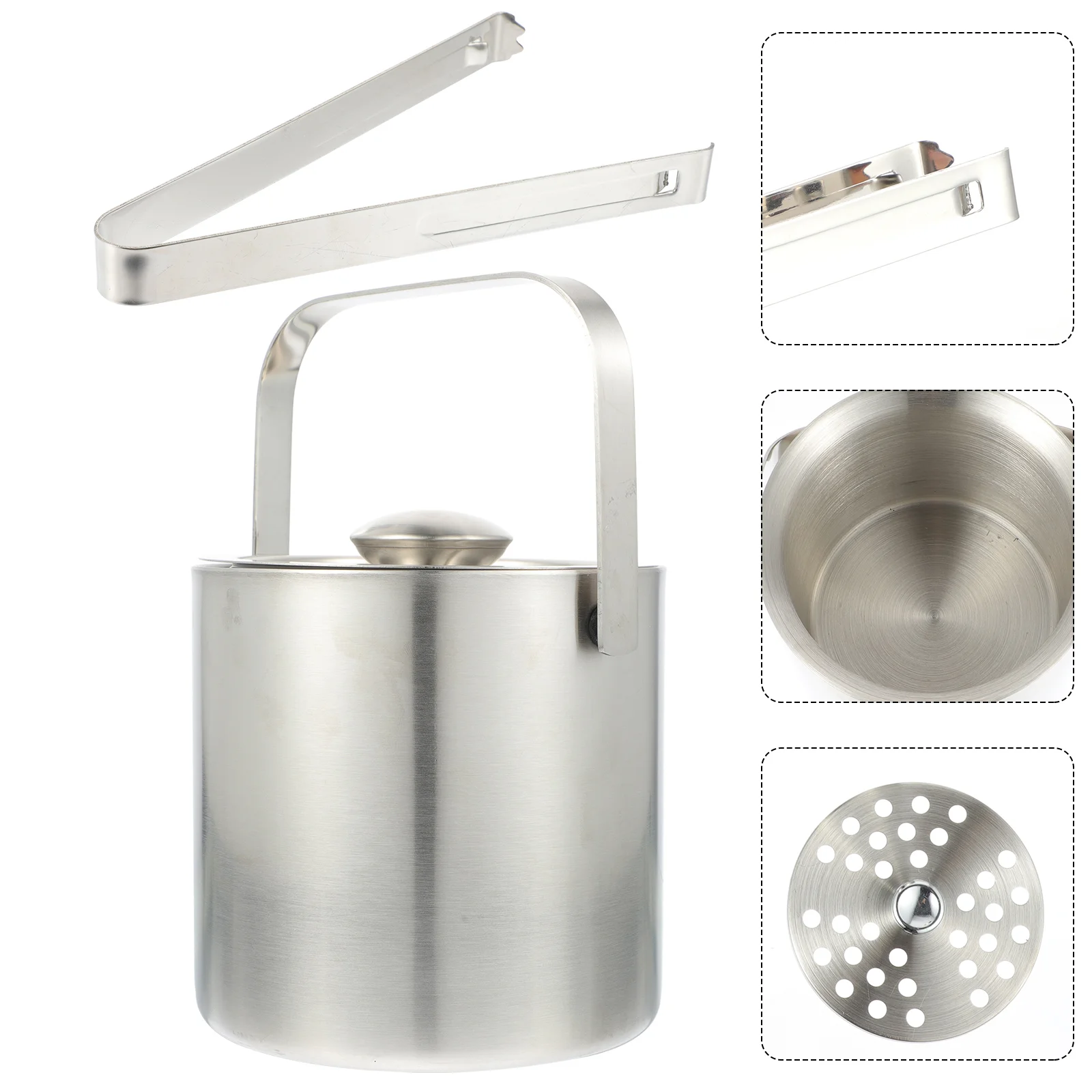 Ice Bucket Beverage Chillerbottle Cooler Champagne Holder Cube Bartender Beer Drink Metal Tub Insulated Buckets Cocktail 
Ice Bucket Beverage Chillerbottle Cooler Champagne Holder Cube Bartender Beer Drink Metal Tub Insulated Buckets Cocktail