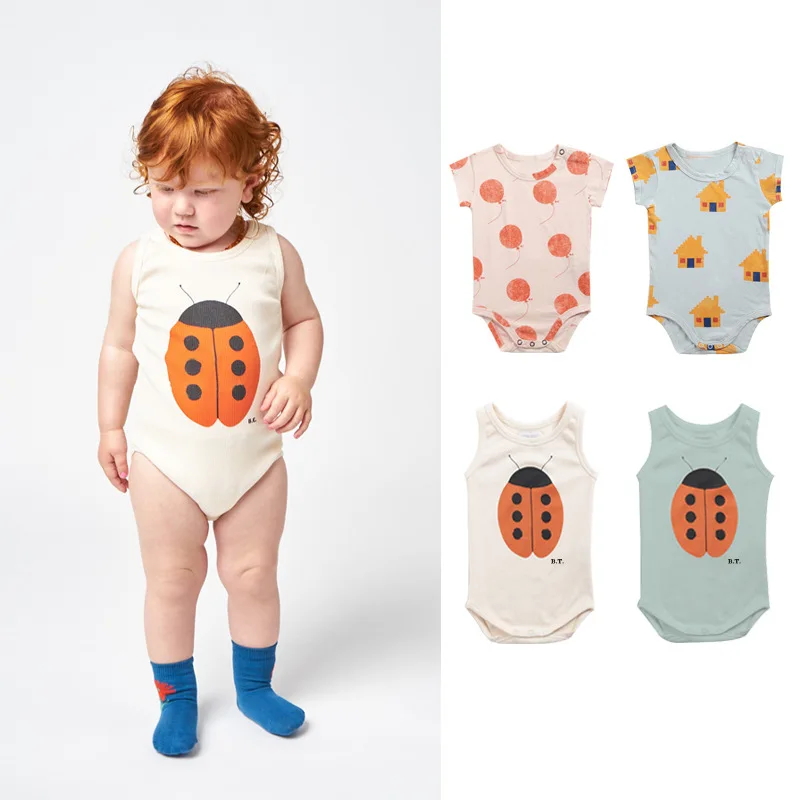 Baby Jumpsuit Summer Thin Cotton Newborn Wrapping Clothes Cartoon Vest Baby Triangle Romper Baby Clothing Children's Clothing
Baby Jumpsuit Summer Thin Cotton Newborn Wrapping Clothes Cartoon Vest Baby Triangle Romper Baby Clothing Children's Clothing