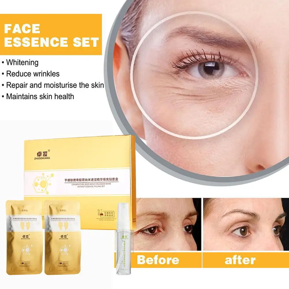 Collagen Essence Filling Set for Women Peptide Deer Bone Collagen Essence Kit Japanese Lifting Facial Serum Anti-Aging
Collagen Essence Filling Set for Women Peptide Deer Bone Collagen Essence Kit Japanese Lifting Facial Serum Anti-Aging