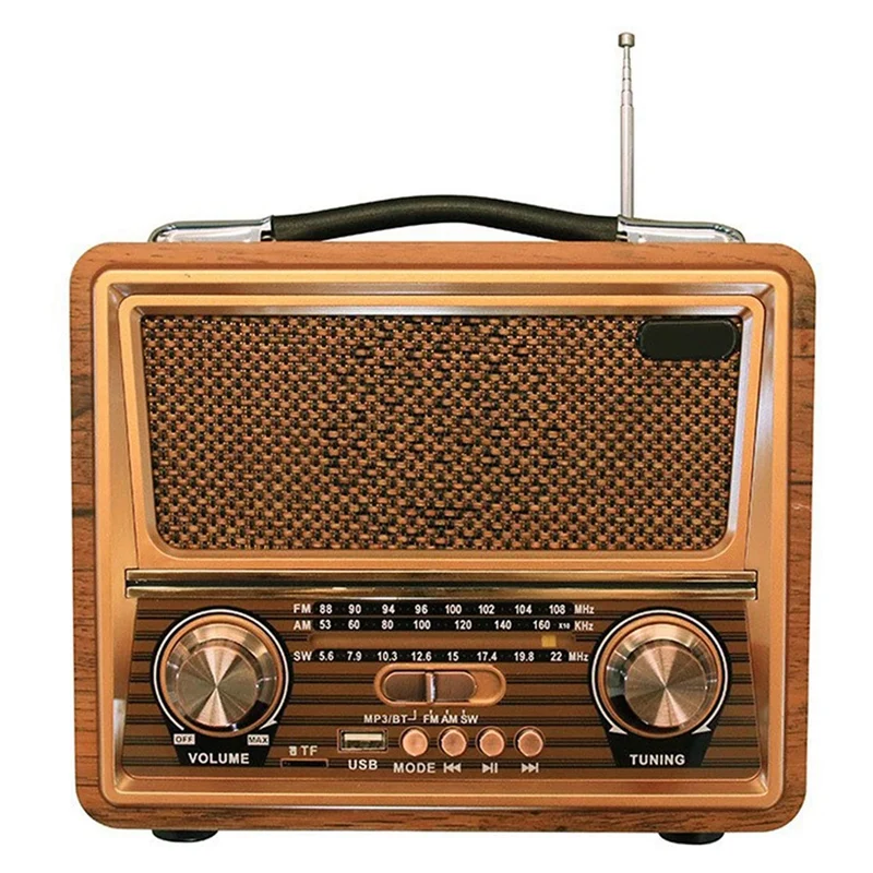 Top Deals Wooden Retro Radio, AM SW FM Radio, Wireless Bluetooth Speaker, Mini Bass Audio Outside Loud Volume For Home, Office
Top Deals Wooden Retro Radio, AM SW FM Radio, Wireless Bluetooth Speaker, Mini Bass Audio Outside Loud Volume For Home, Office