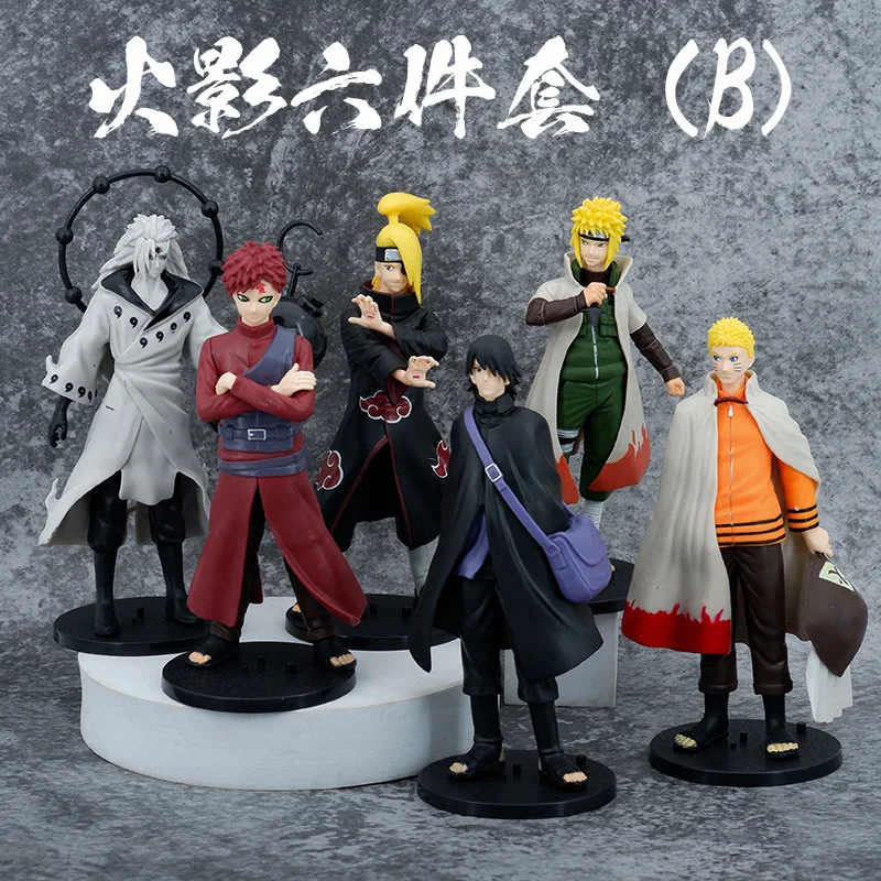 2023 New 6pcs/Lot Hot Anime Uzumaki Naruto Hatake Kakashi Uchiha Itachi Sasuke PVC Action Figure Toys Collection Model Doll
2023 New 6pcs/Lot Hot Anime Uzumaki Naruto Hatake Kakashi Uchiha Itachi Sasuke PVC Action Figure Toys Collection Model Doll
