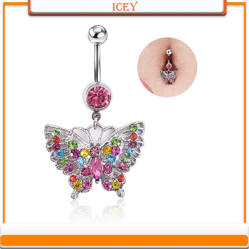 1pc Body piercing butterfly navel ring navel buckle belly ring navel stud belly navel jewelry belly button ring navel piercing
1pc Body piercing butterfly navel ring navel buckle belly ring navel stud belly navel jewelry belly button ring navel piercing