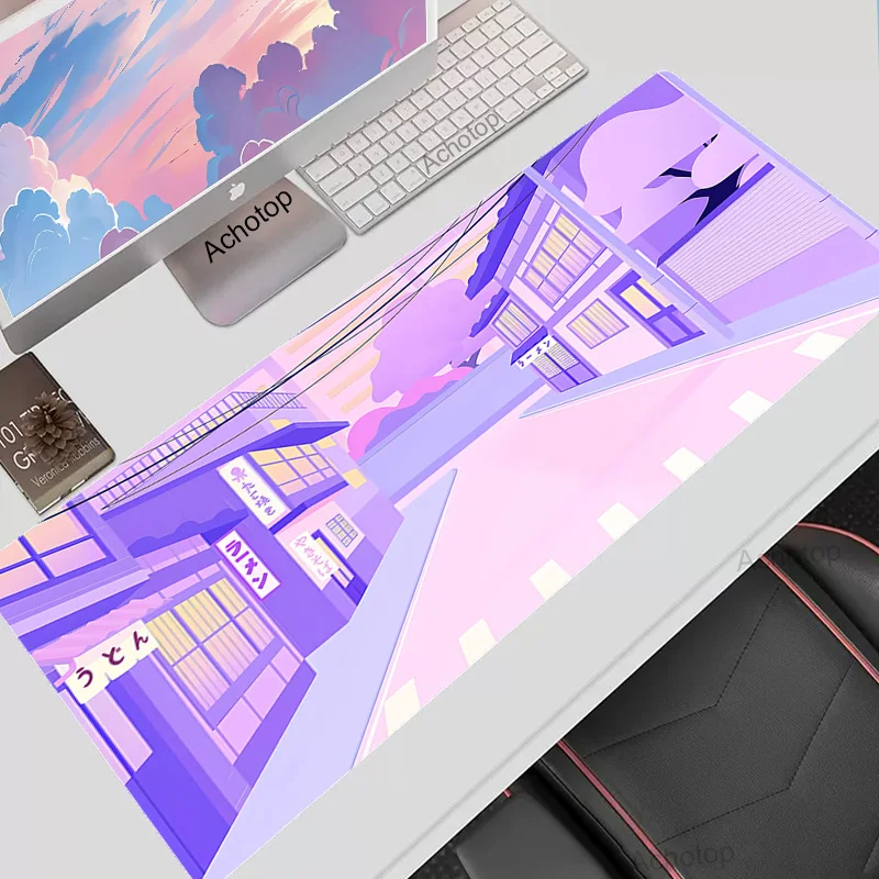 Gaming Mousepad Purple Street Notebook Keyboard Pad XXL Large Size Japanese Art Mouse Pad Gamer Desk Mat Laptop Desk Office Mats
Gaming Mousepad Purple Street Notebook Keyboard Pad XXL Large Size Japanese Art Mouse Pad Gamer Desk Mat Laptop Desk Office Mats