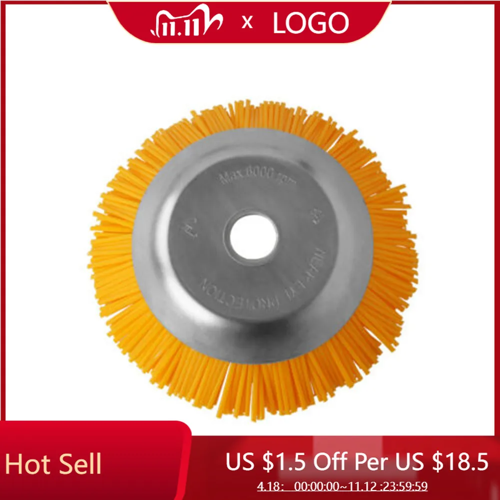 8 Inch Grass Strimmer Head Trimmer Brush Solid Nylon Wire Wheel Garden Lawn With A 25.4 Mm Socket Brush Cutter Support Plate
8 Inch Grass Strimmer Head Trimmer Brush Solid Nylon Wire Wheel Garden Lawn With A 25.4 Mm Socket Brush Cutter Support Plate