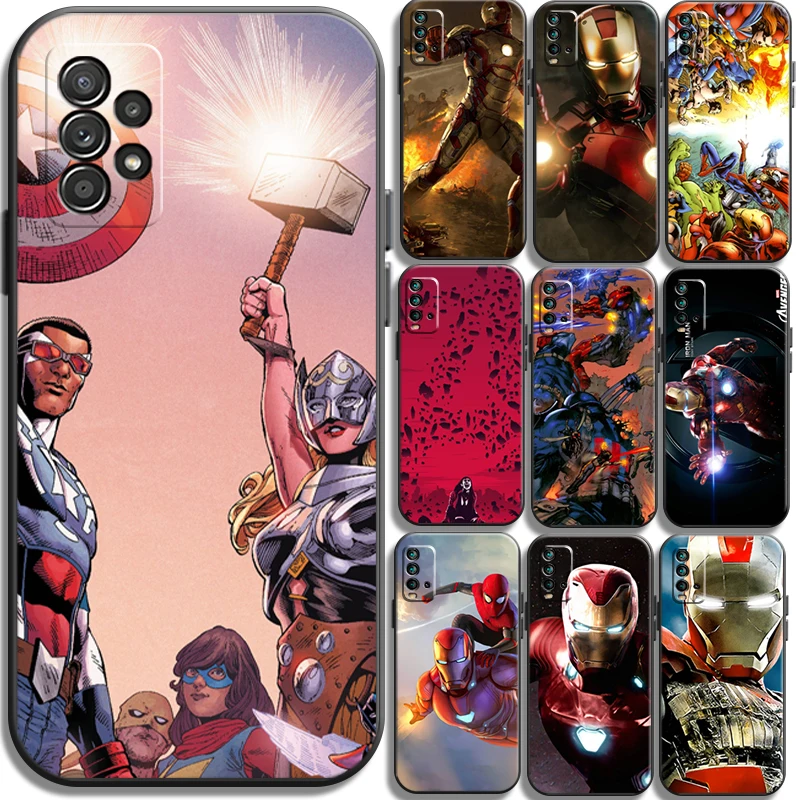 Marvel Iron Man Phone Cases For Xiaomi Redmi 9AT 9 9T 9A 9C Redmi Note 9 9 Pro 9S 9 Pro 5G Back Cover Soft TPU Carcasa
Marvel Iron Man Phone Cases For Xiaomi Redmi 9AT 9 9T 9A 9C Redmi Note 9 9 Pro 9S 9 Pro 5G Back Cover Soft TPU Carcasa