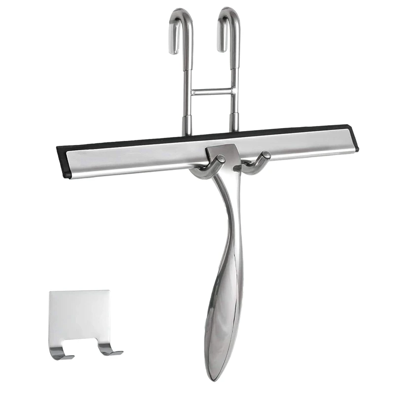 10 Inch Shower Squeegee Set, Includes Shower Door Hook And Adhesive Hook, Squeegee For Shower Glass Doors
10 Inch Shower Squeegee Set, Includes Shower Door Hook And Adhesive Hook, Squeegee For Shower Glass Doors
