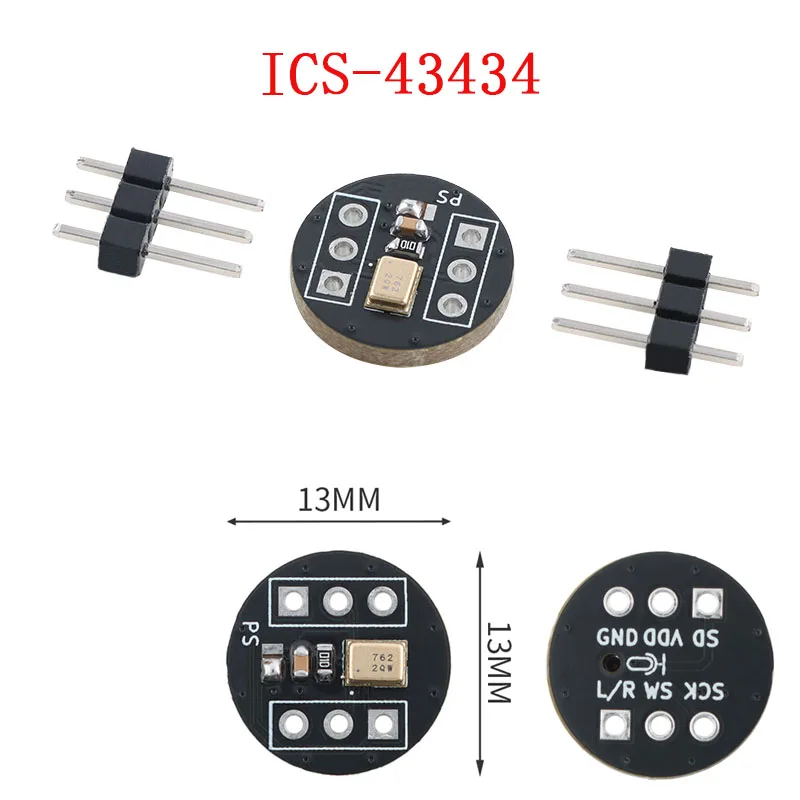 Модуль микрофона MEMS ICS 43434 для ESP32
Модуль микрофона MEMS ICS 43434 для ESP32