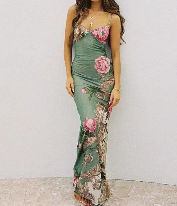 Sexy Summer Dresses for Women 2023 Flower Print Women's Dress Long Sling Club Skinny Suspender Dress New Fashion Strap Print
Sexy Summer Dresses for Women 2023 Flower Print Women's Dress Long Sling Club Skinny Suspender Dress New Fashion Strap Print