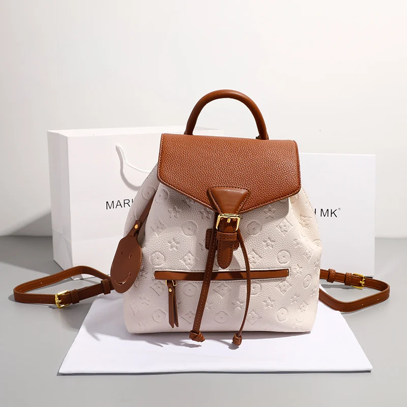 

Backpacks Women Designers Luxurys Bags Fashion School Shoulder Bag Classic Student Handle Purse Embossed High Quality Wholesale