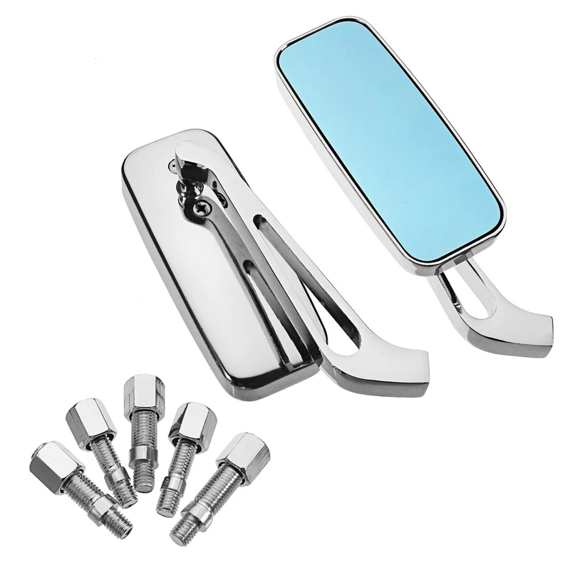 1 Pair Motorcycle Mirror Moto Bike Rearview Mirror Rear-View Mirrors Alloy Motorcycle Rear View Mirrors 8mm/10mm Blue , P-115
1 Pair Motorcycle Mirror Moto Bike Rearview Mirror Rear-View Mirrors Alloy Motorcycle Rear View Mirrors 8mm/10mm Blue , P-115