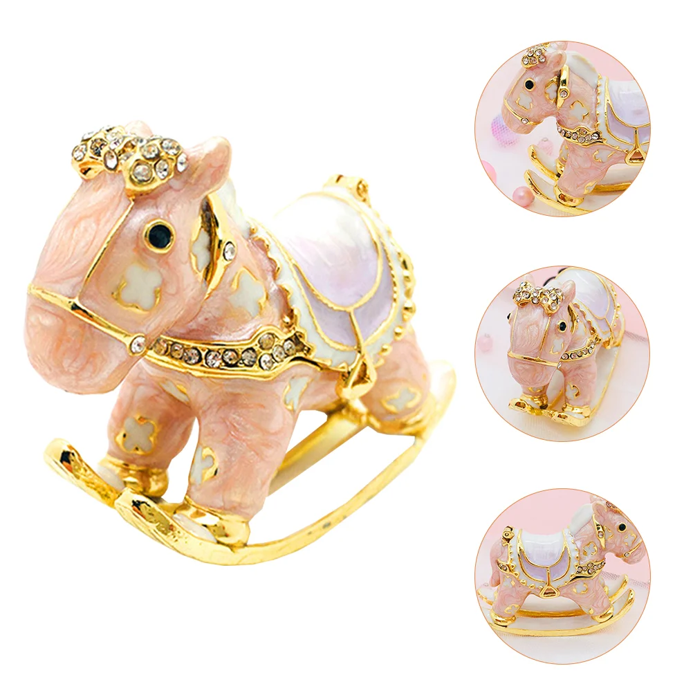 Box Trinket Horse Ring Case Enameled Decor Gift Packing Painted Bracelet Desktop Boxes Holder Necklace Container Shape
Box Trinket Horse Ring Case Enameled Decor Gift Packing Painted Bracelet Desktop Boxes Holder Necklace Container Shape