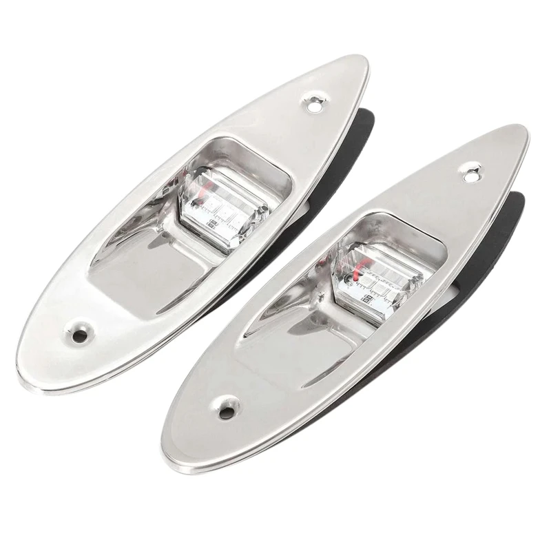 2Pcs Boat Light LED 12V Navigation Light Waterproof Red Green Marine Light Yacht Sailing Signal Lamp
2Pcs Boat Light LED 12V Navigation Light Waterproof Red Green Marine Light Yacht Sailing Signal Lamp