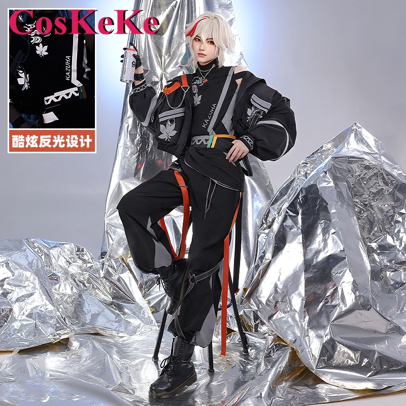 CosKeKe Kaedehara Kazuha Cosplay Game Genshin Impact Costume Derivative Product Fashion Handsome Cool Reflective Design Overall
CosKeKe Kaedehara Kazuha Cosplay Game Genshin Impact Costume Derivative Product Fashion Handsome Cool Reflective Design Overall