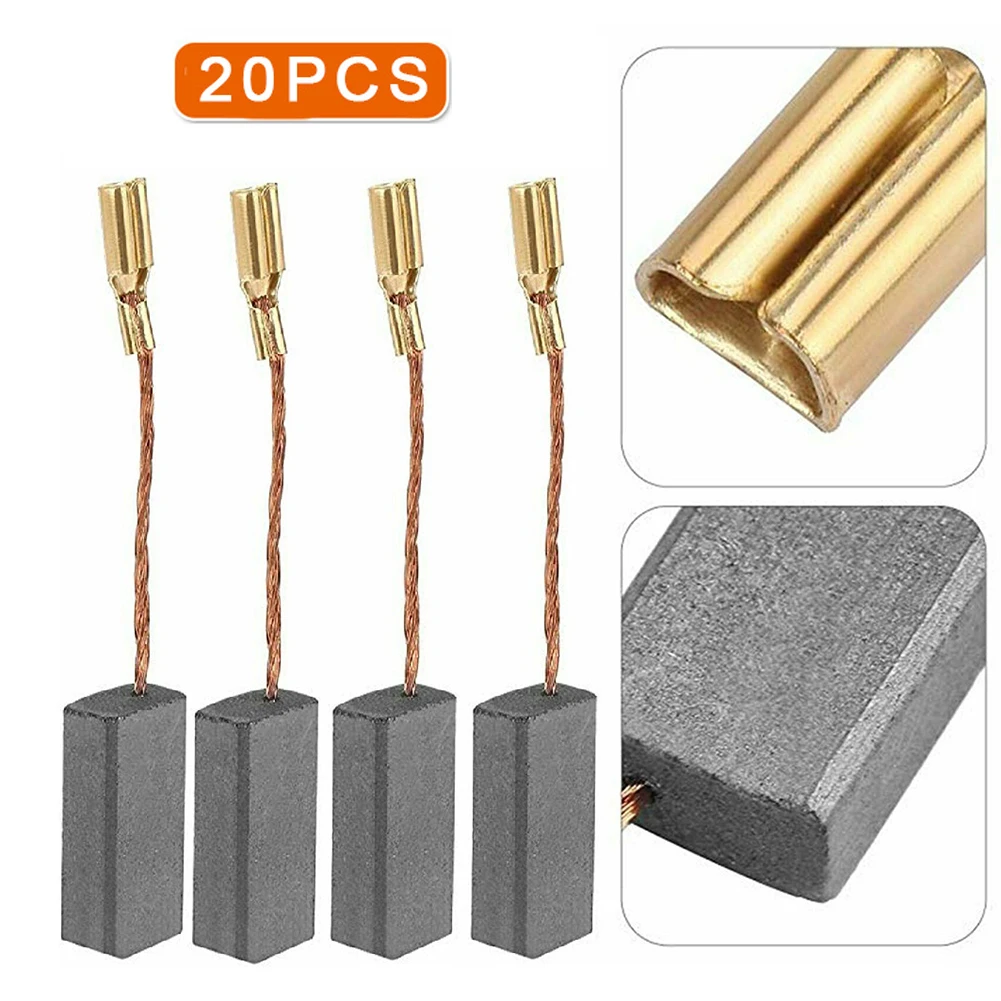 20PCS Carbon Brushes Durable Angle Grinder Copper Replacement Carbon Brush For Bosch Motor Power Tool 15X8X5mm
20PCS Carbon Brushes Durable Angle Grinder Copper Replacement Carbon Brush For Bosch Motor Power Tool 15X8X5mm