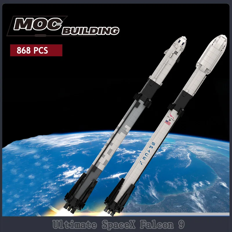 Ultimate модель SpaceX Falcon 9 в масштабе Сатурна, строительный блок, Космический бустер, ракета, MOC, образование, интерстеллярная игрушка, подарок
Ultimate модель SpaceX Falcon 9 в масштабе Сатурна, строительный блок, Космический бустер, ракета, MOC, образование, интерстеллярная игрушка, подарок
