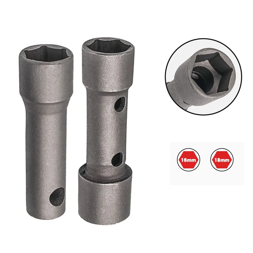 50LB High Hardness Drive SparkPlug Socket Wrench 16/18mm Spark Plug Socket Wrench W/ Afterburner Hole For Spark Plug Repair Tool
50LB High Hardness Drive SparkPlug Socket Wrench 16/18mm Spark Plug Socket Wrench W/ Afterburner Hole For Spark Plug Repair Tool