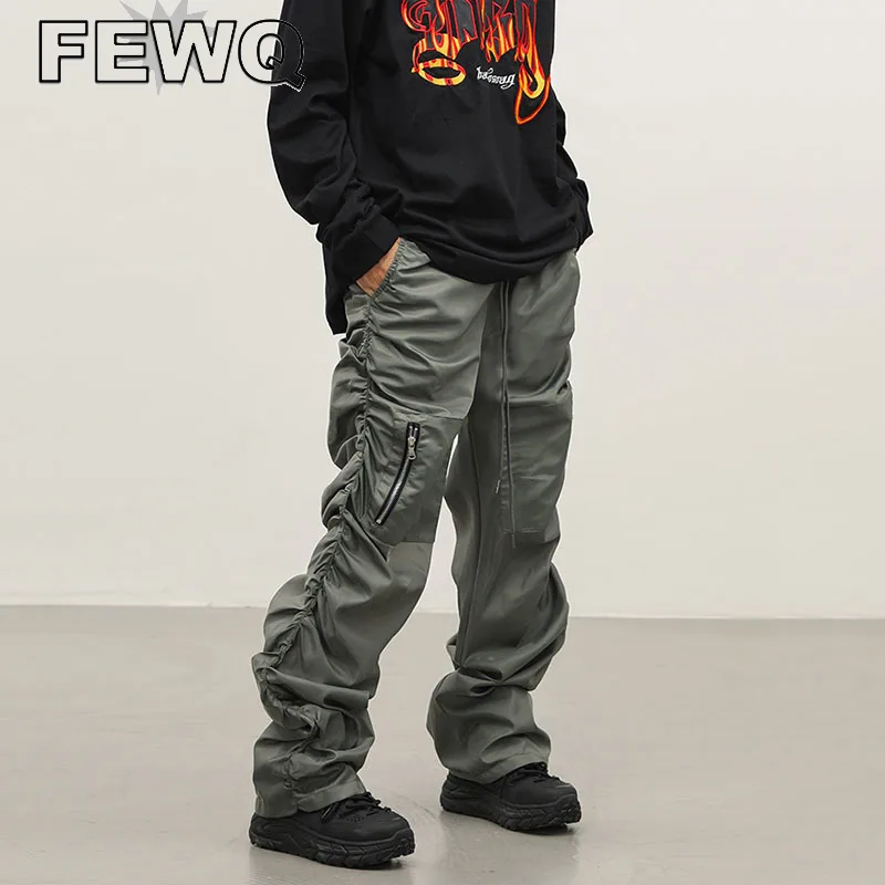 FEWQBTSG American high street pleated zipper vibe style drawstring nylon elephant pants ins casual charging pants trend
FEWQBTSG American high street pleated zipper vibe style drawstring nylon elephant pants ins casual charging pants trend