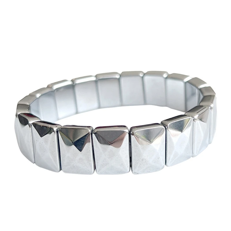 Terahertz Bracelet Bangle Rectangle Bead Hand Row Sparkle-Adjustable Wristband Natural Terahertz Stone Jewelry-Decor 
Terahertz Bracelet Bangle Rectangle Bead Hand Row Sparkle-Adjustable Wristband Natural Terahertz Stone Jewelry-Decor