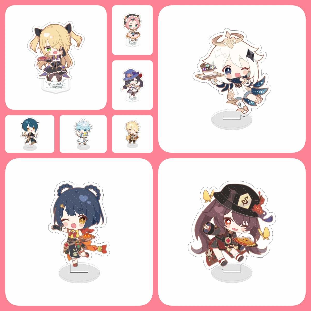 Genshin Impact 17/Pcs Anime Cherry Blossom Theme Style Cute Figure Sign Acrylic Stands Model Desk Decor Keychain Props Gift
Genshin Impact 17/Pcs Anime Cherry Blossom Theme Style Cute Figure Sign Acrylic Stands Model Desk Decor Keychain Props Gift