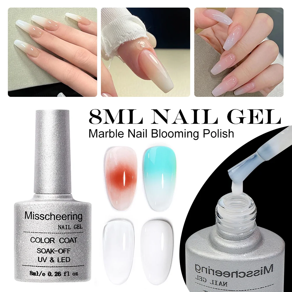Nail Gel Polish Marble Nail Blooming Polish Transparent Gradient Nail Art Varnish Soak Off UV Nail Glue Gel Manicure Color Coat
Nail Gel Polish Marble Nail Blooming Polish Transparent Gradient Nail Art Varnish Soak Off UV Nail Glue Gel Manicure Color Coat
