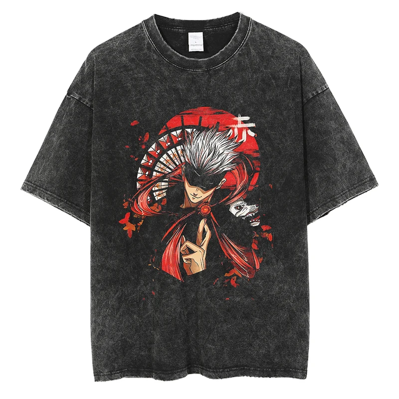 New Men's T Shirt Anime Gojo Satoru Pattern print Cotton Washed Vintage Oversized Tee For Summer Harajuku Streetwear t-shirt
New Men's T Shirt Anime Gojo Satoru Pattern print Cotton Washed Vintage Oversized Tee For Summer Harajuku Streetwear t-shirt